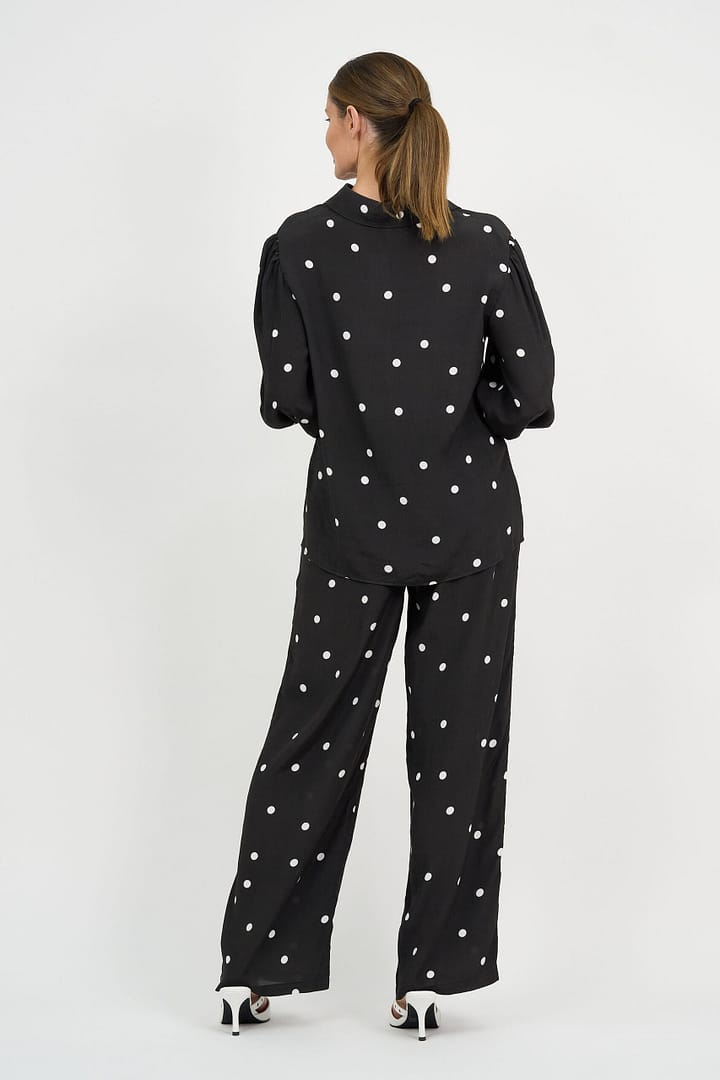 Viscose Relaxed Shirt Black Liberty Rose