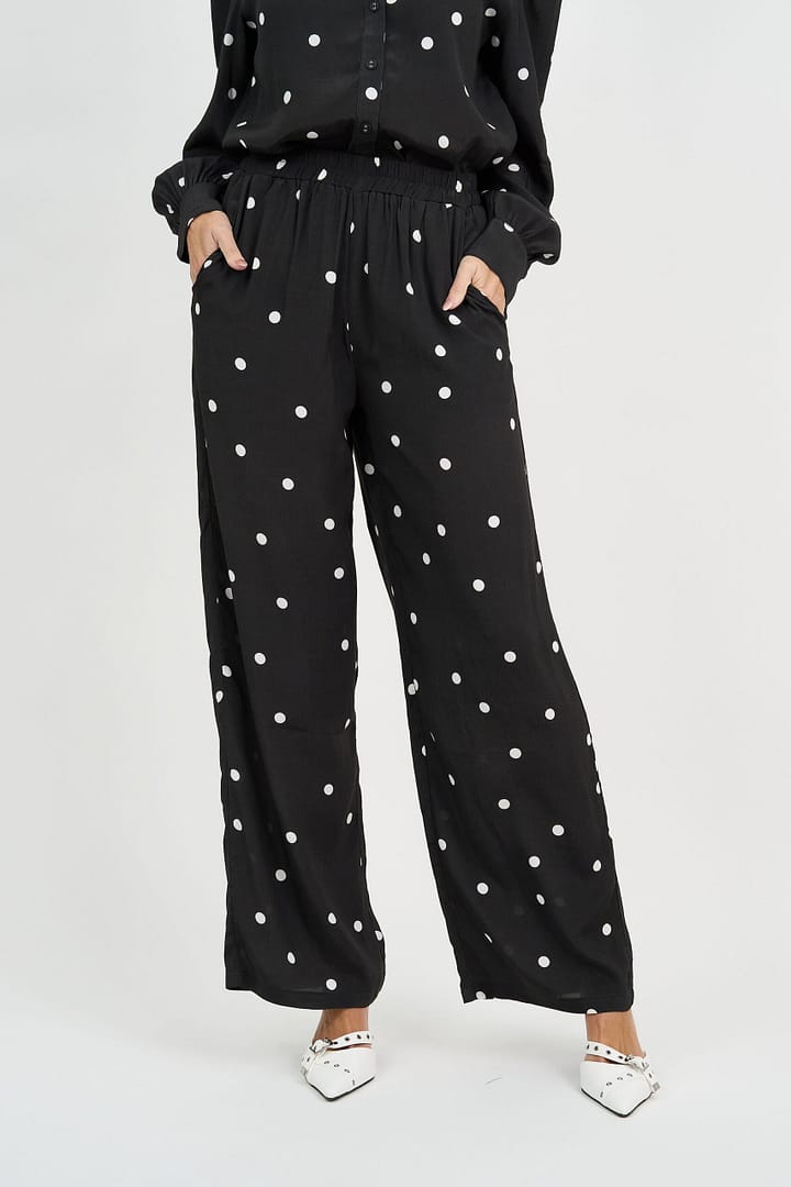 Viscose Relaxed Pant Black Liberty Rose