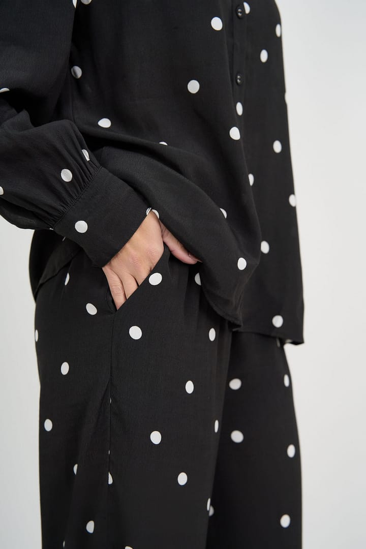 Viscose Relaxed Shirt Black Liberty Rose