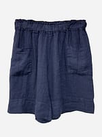 Linen Pocket Front Short White La Strada