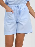 Mati Linen Pocket Short Pink Liberty Rose