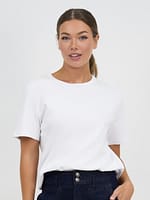 Cotton Jersey Stripe Tee Stripe Liberty Rose