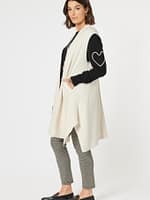 Ribbed Longline Cardigan