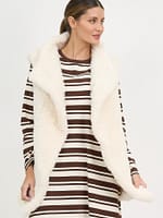 Minx Faux Fur Vest Black Hammock & Vine