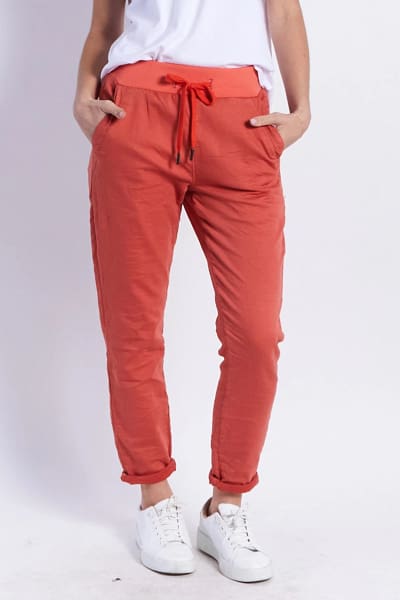 Chino Jogger Rust Leoni