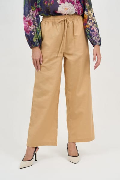 Linen Relaxed Pant Camel Liberty Rose