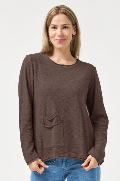 Double Pocket Knit Chocolate Worthier