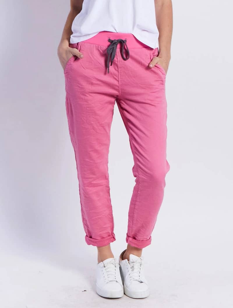 Chino Jogger Pink Leoni